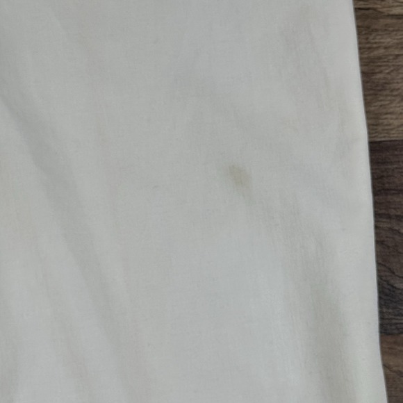 Burberry London Cream  Pants Sz 29 X 29 Mid Rise Wide Leg Wool Stretch - Picture 9 of 10